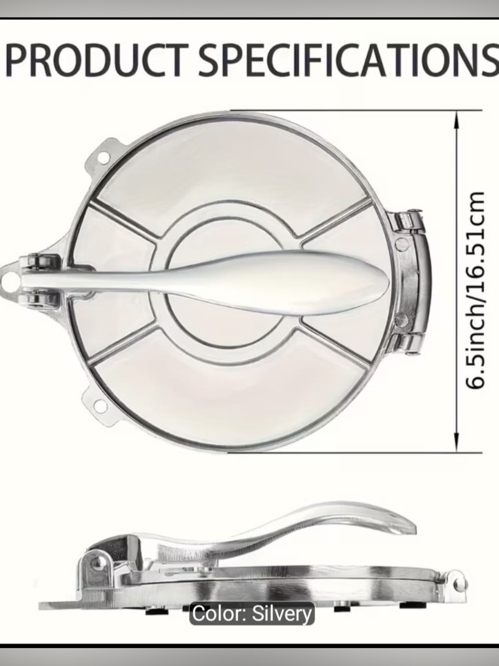 NEW Cast Iron Tortilla Press